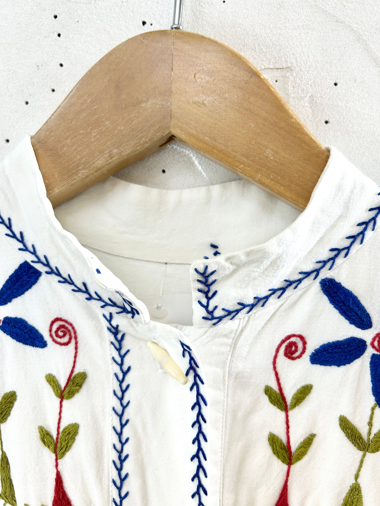 '70sVintage Embroidery Dress [H30902]