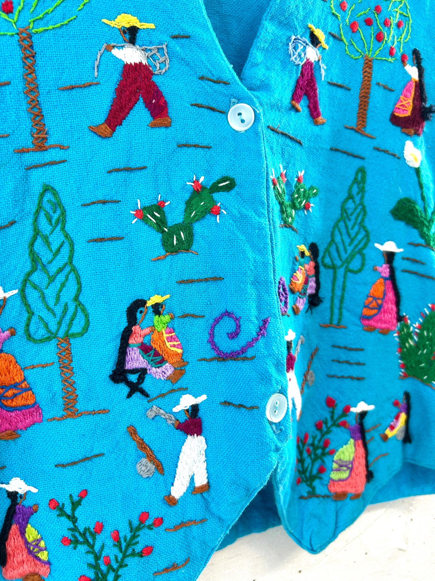 Vintage Embroidery Vest [B31534]