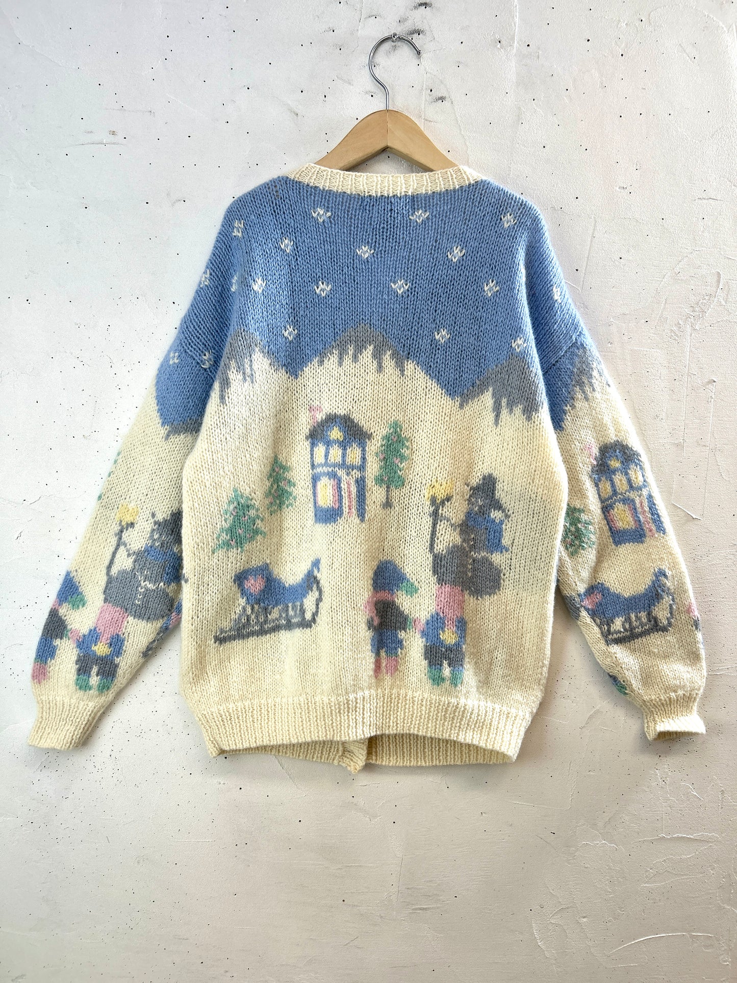 Vintage Hand Knit Cardigan [J30644]