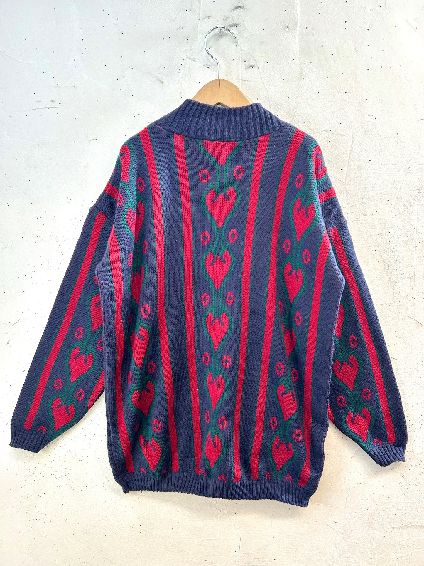 Vintage Hand Knit Sweater [K30692]