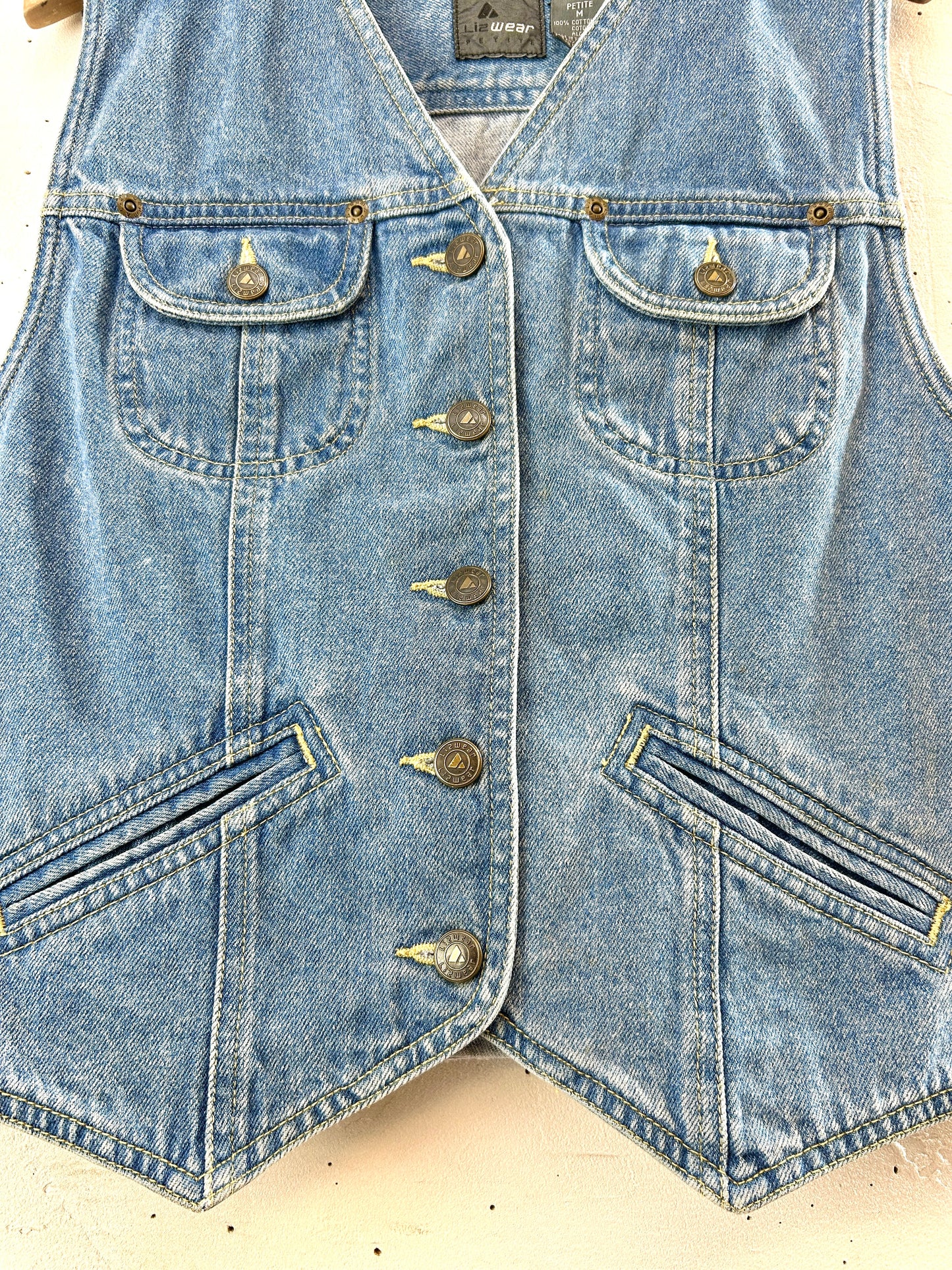 Vintage Denim Vest [H30266]
