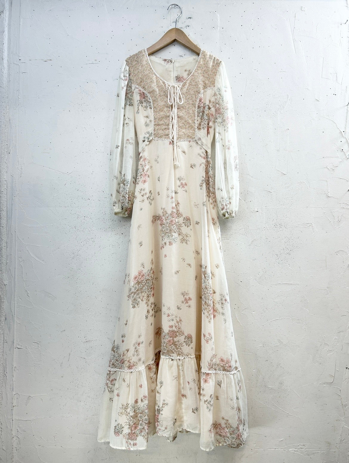 '70s Vintage Dress  [J34187]