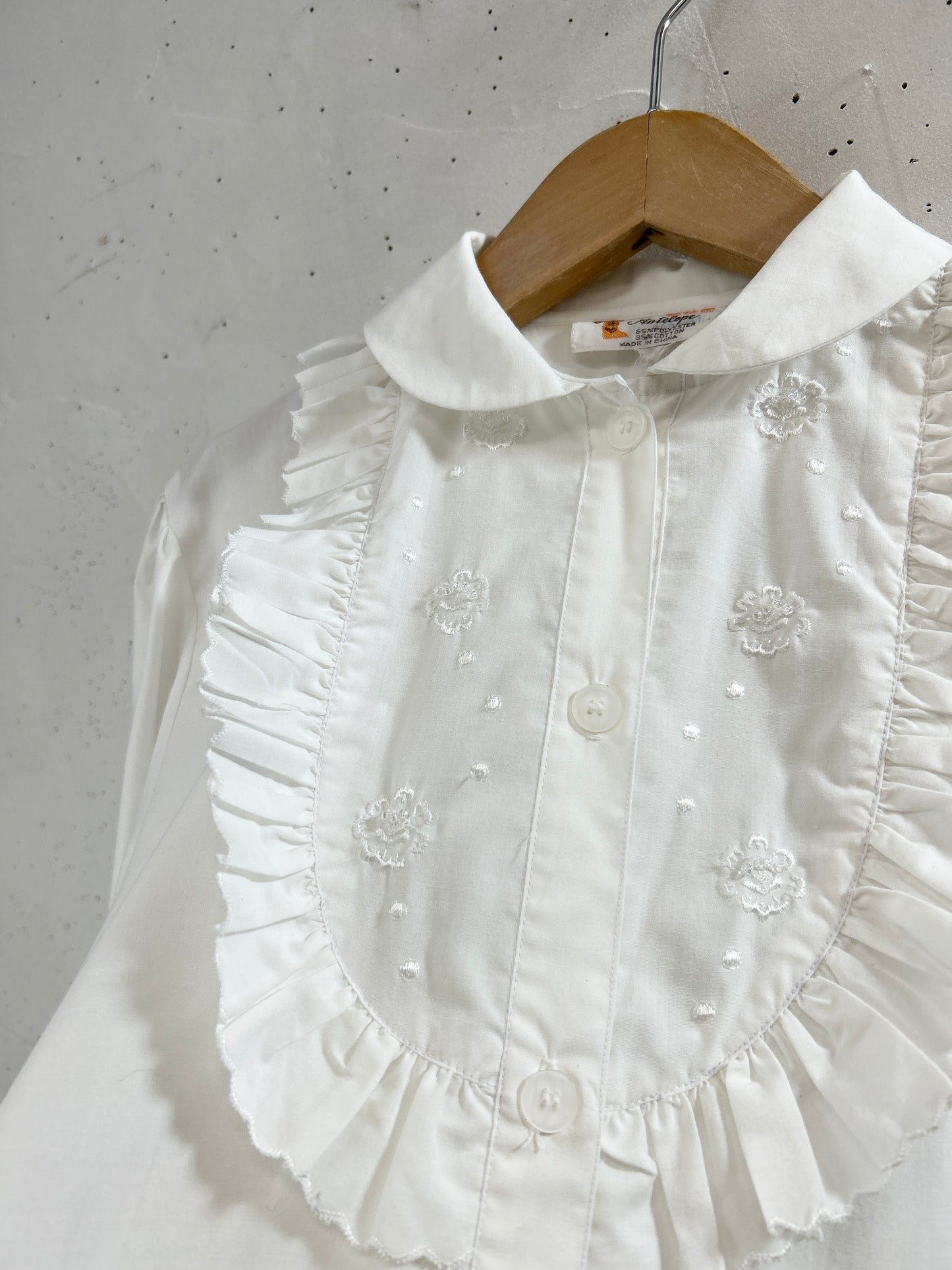Vintage White Blouse [F32612]