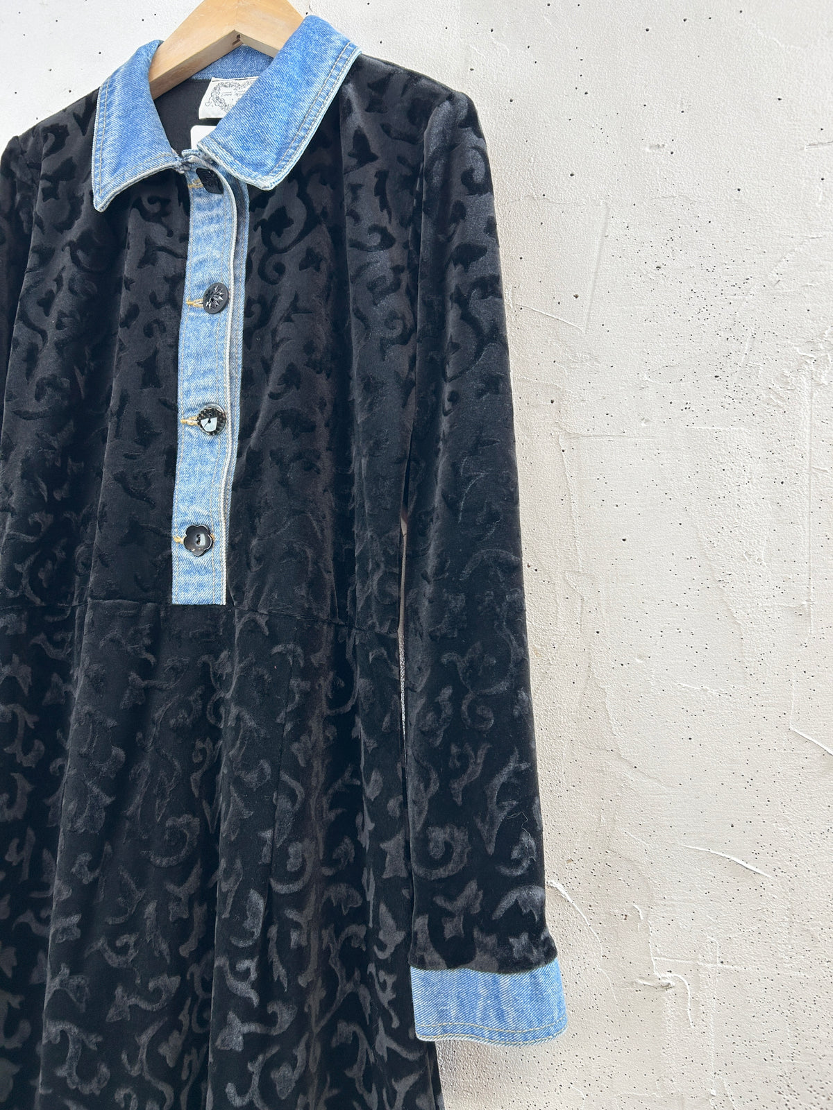 Vintage Velours Dress 〜MADE IN USA〜 [J34164