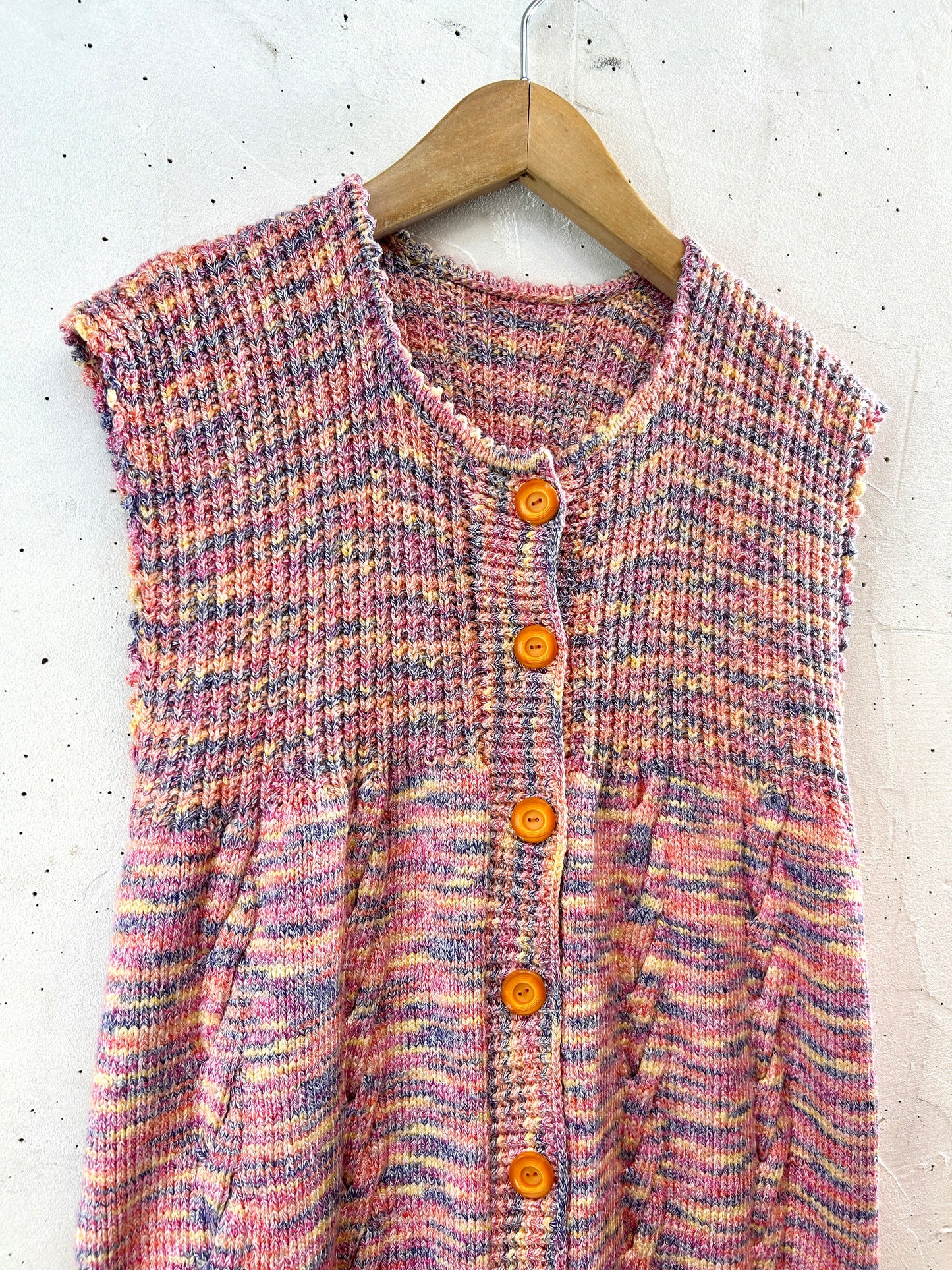 Vintage Knit Vest [J30678]