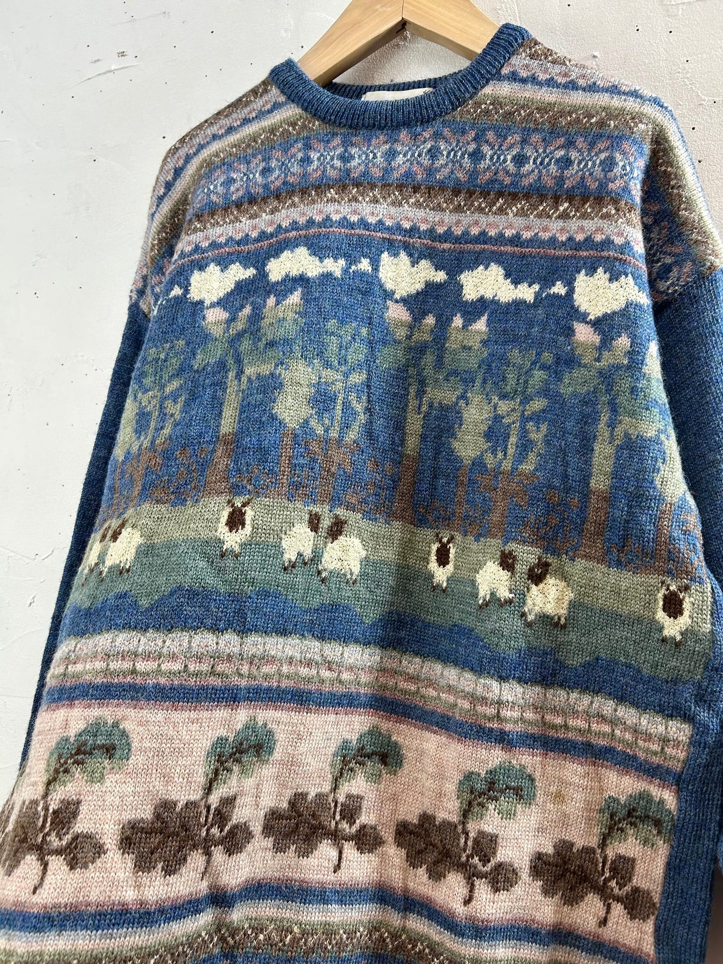 Vintage Knit Sweater [L29155]