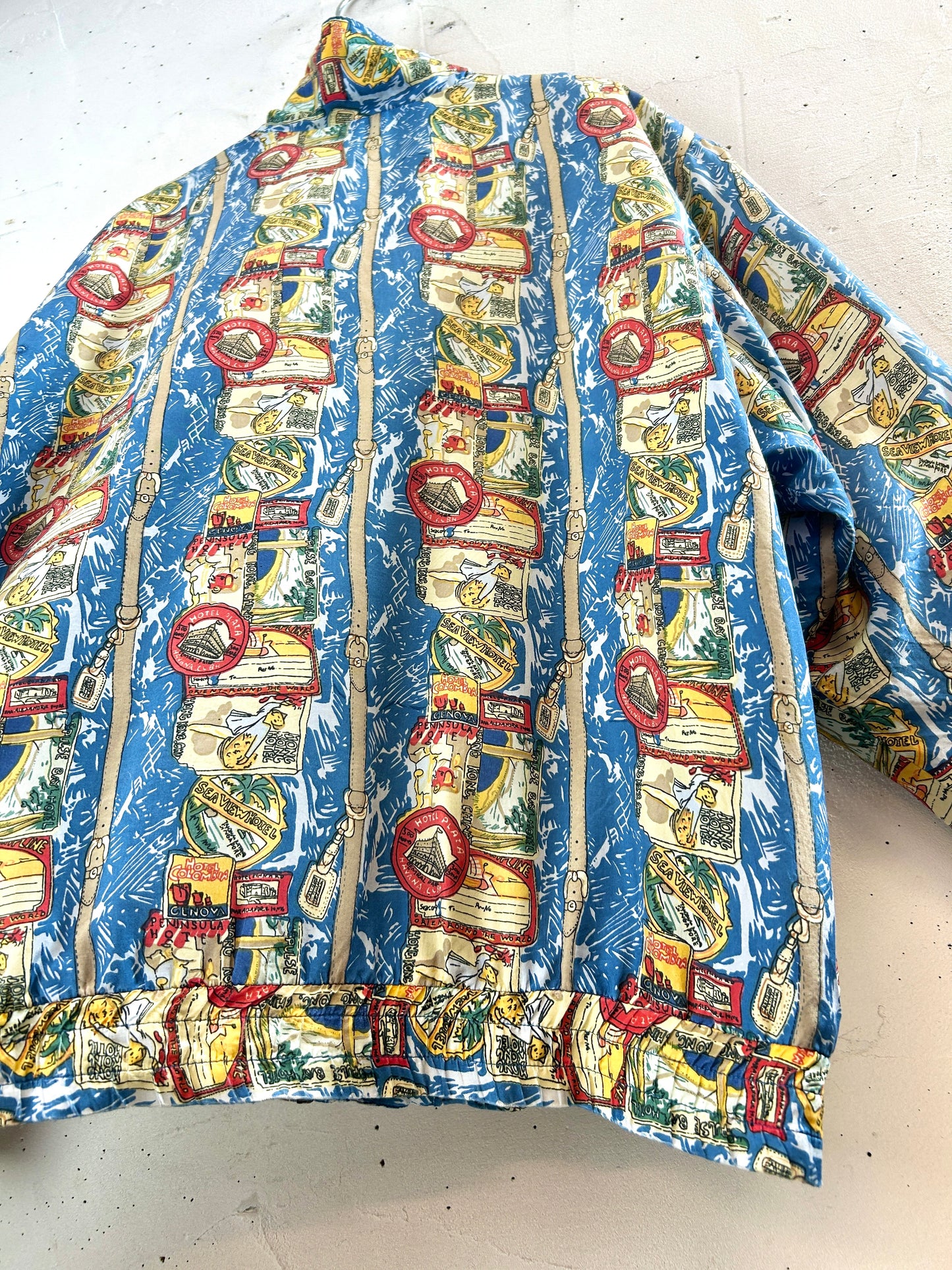 Vintage Silk Blouson [I30252］