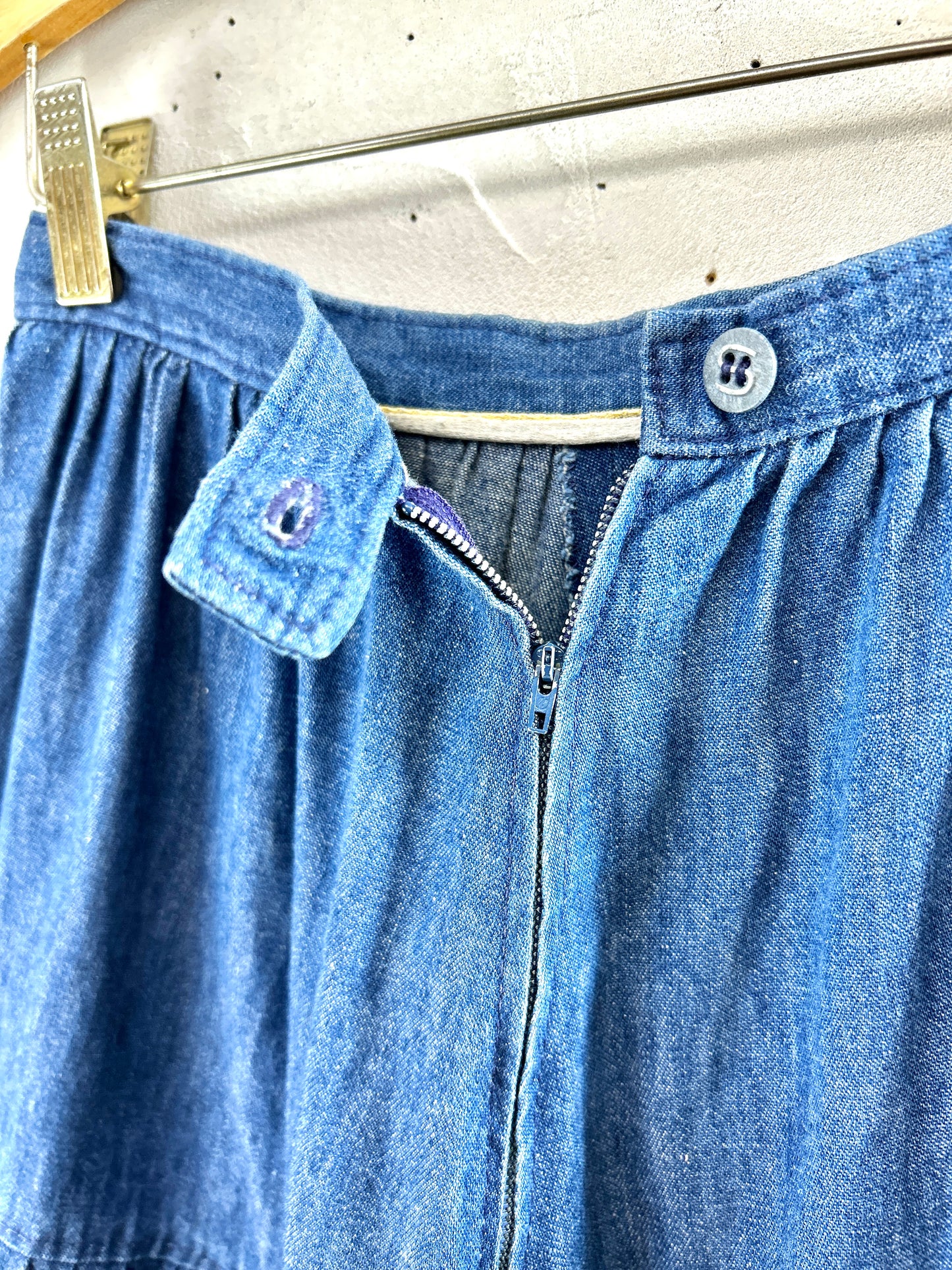 Vintage Denim Skirt [H30956]