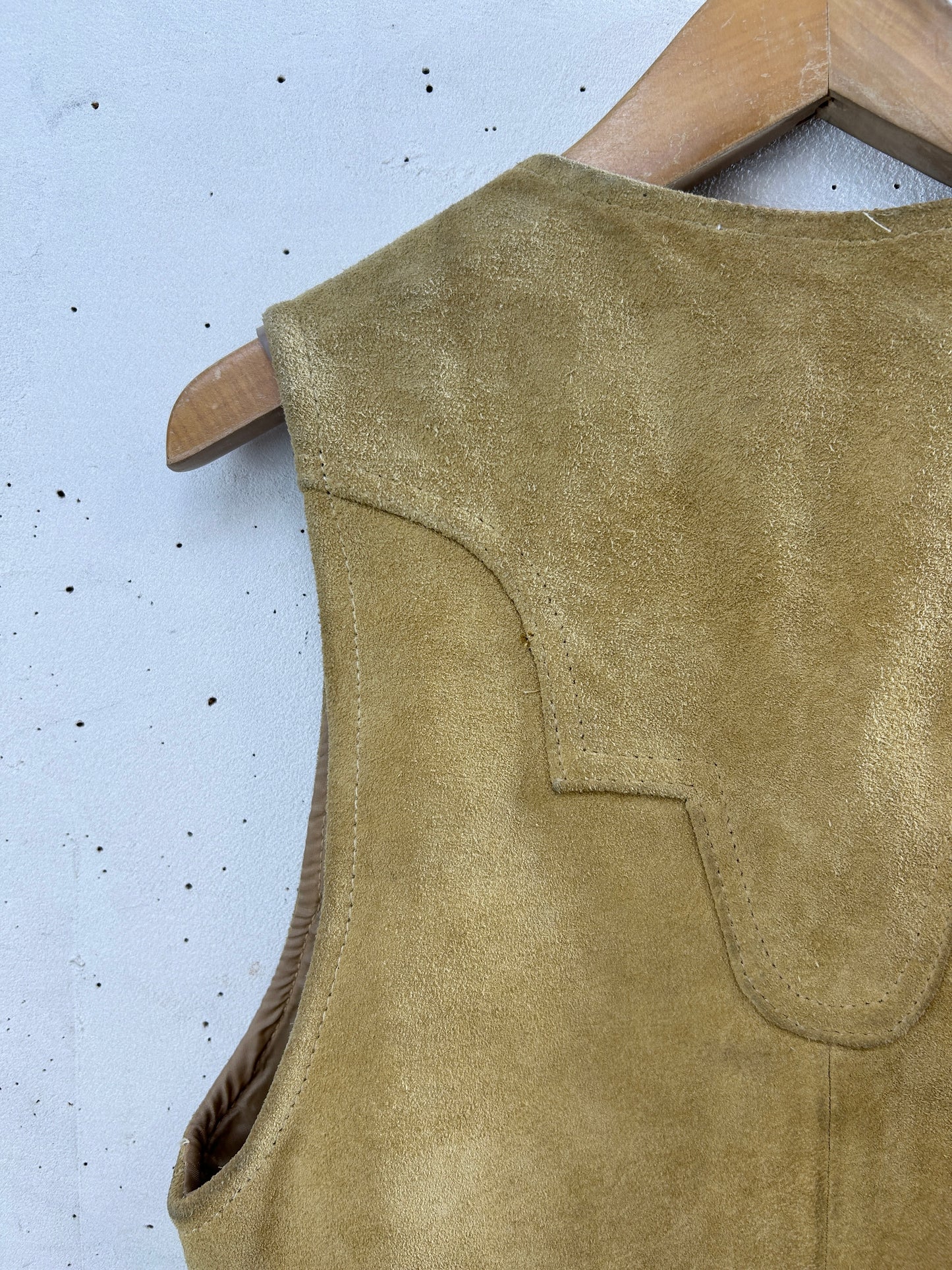 Vintage Leather Vest [H30919]