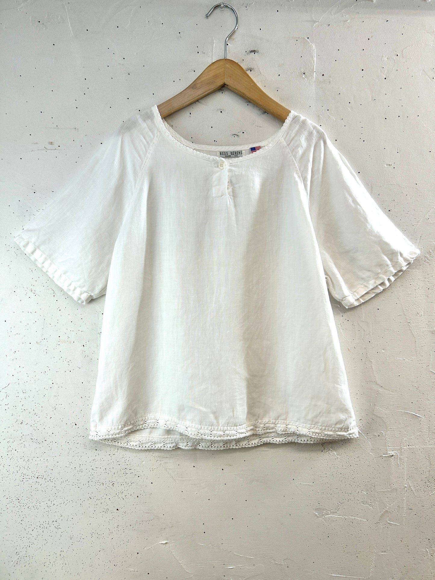 Vintage Linen Tops MADE IN USA [F32603]