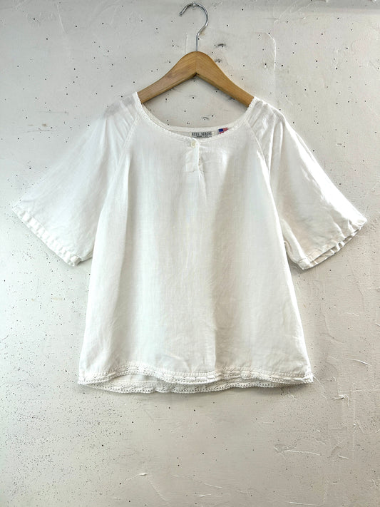 Vintage Linen Tops MADE IN USA [F32603]
