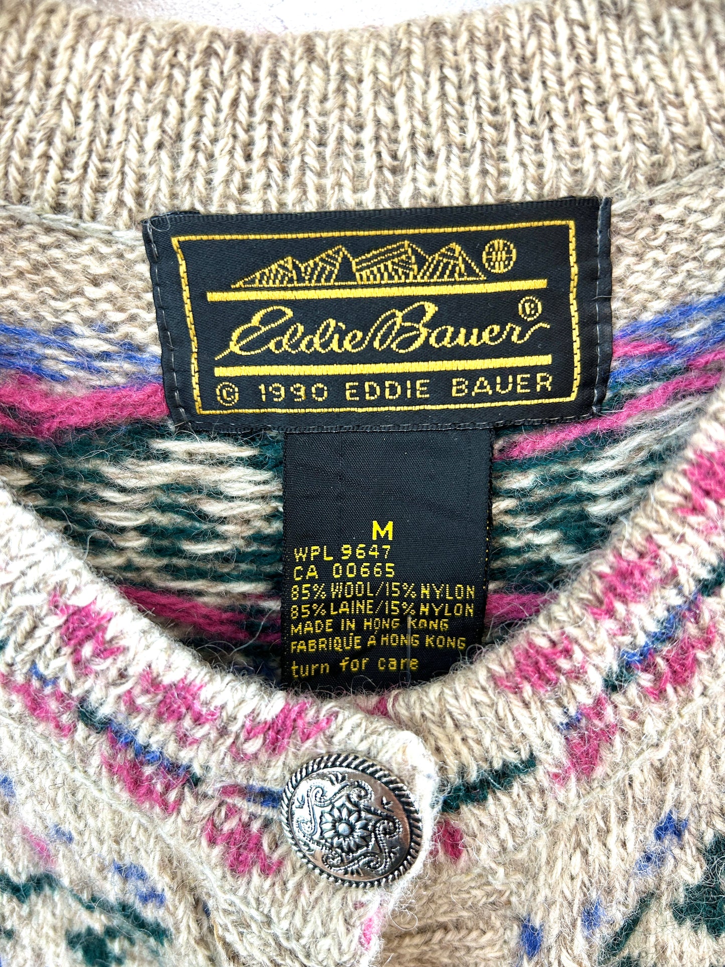 Vintage Knit Cardigan ~Eddie Bauer~[K30721]