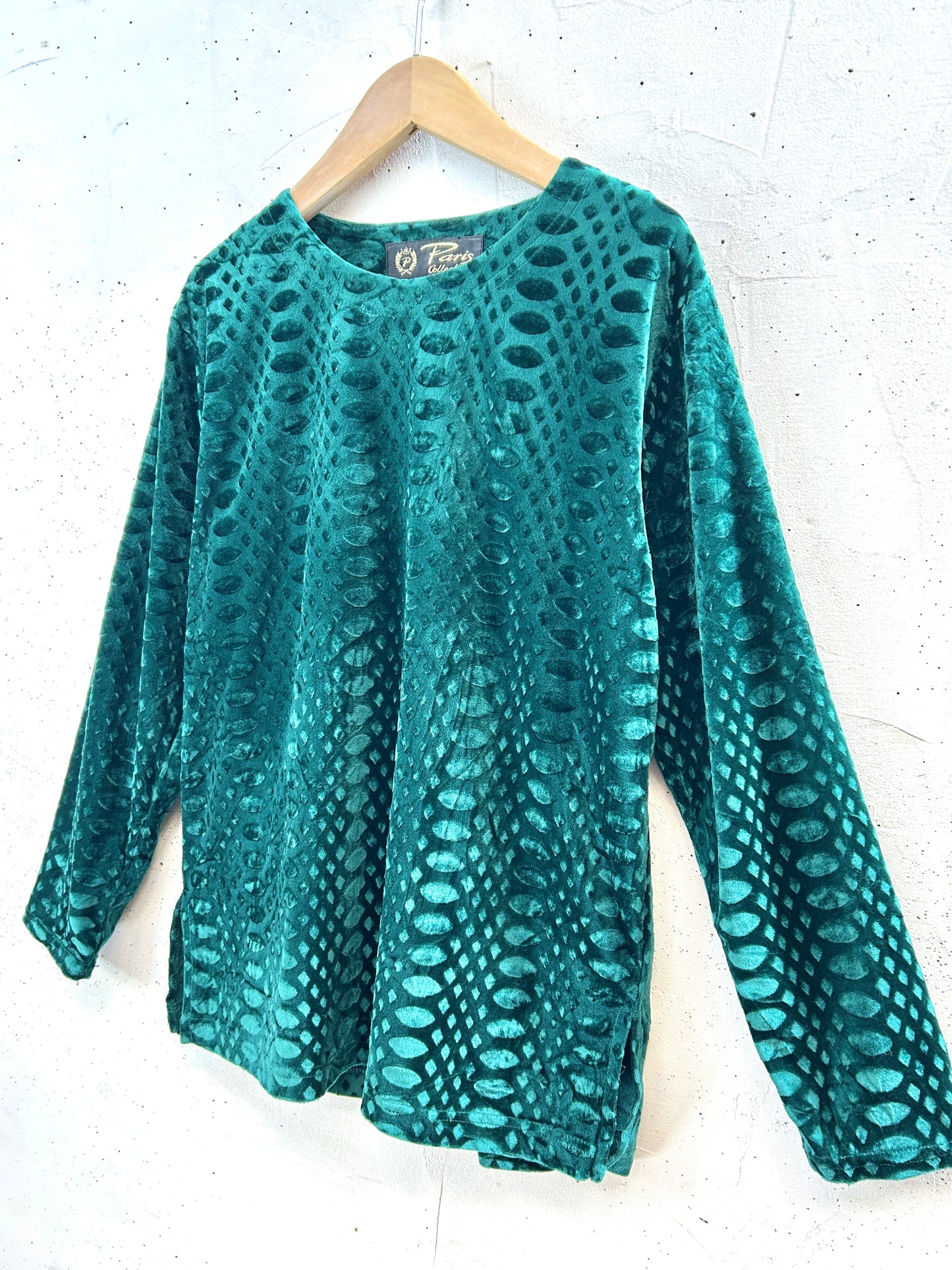 Vintage Velour Tops [K30879]