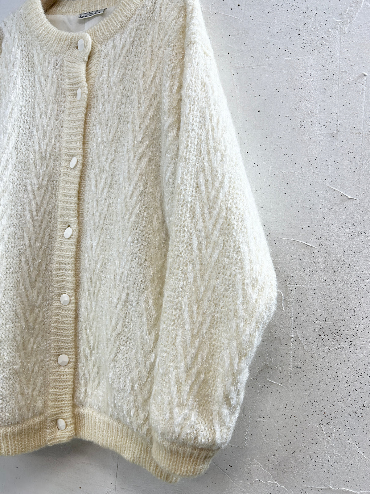 Vintage Mohair Knit Cardigan [J34171]