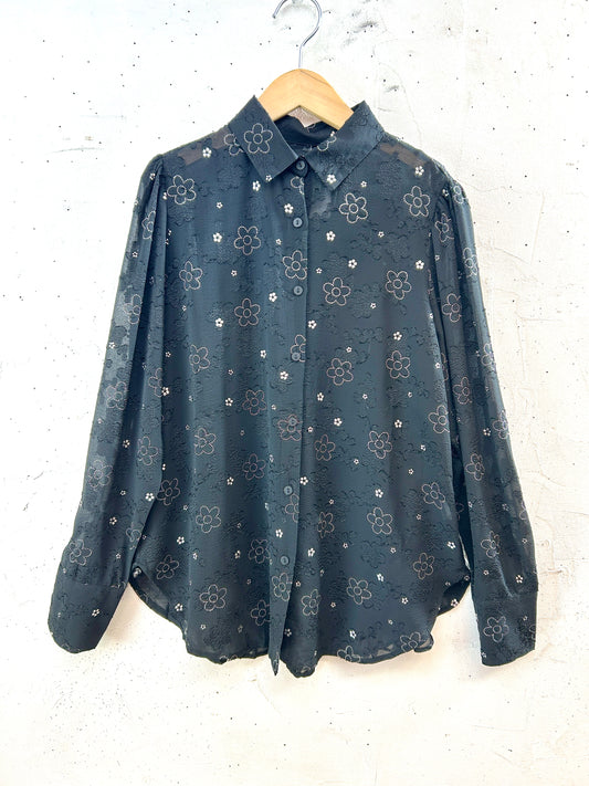 Vintage Sheer Blouse [J30511]