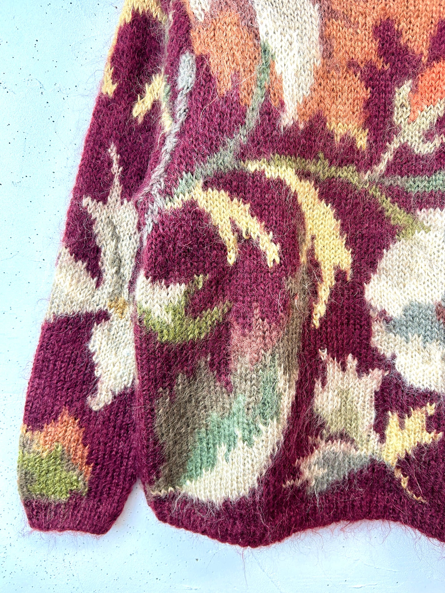 Vintage Mohair Knit Sweater [K30849]