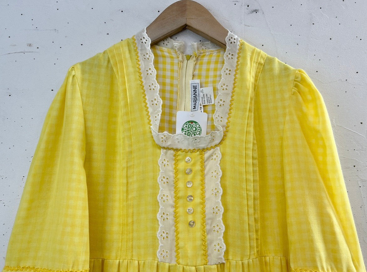 '70s Vintage Dress 〜MARIANNE〜 [D32052]