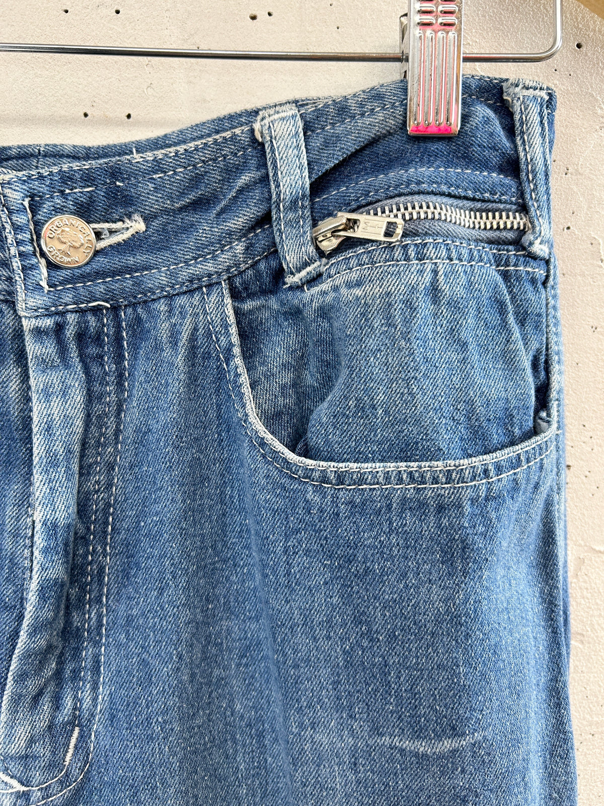 '70s Vintage Denim Pants 〜Organically Grown〜 [J34167]