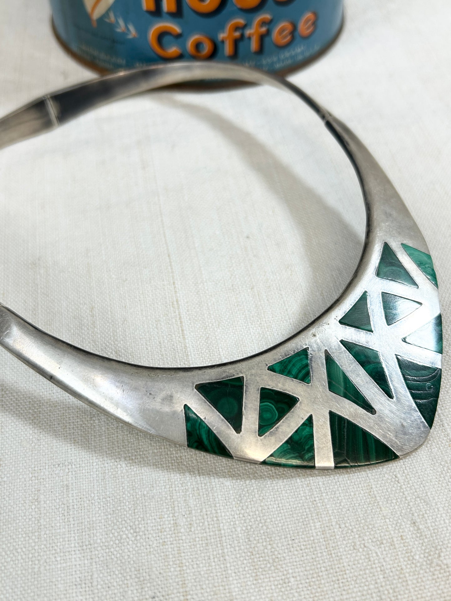 Vintage 925Silver Choker MADE IN MEXICO [I30215]