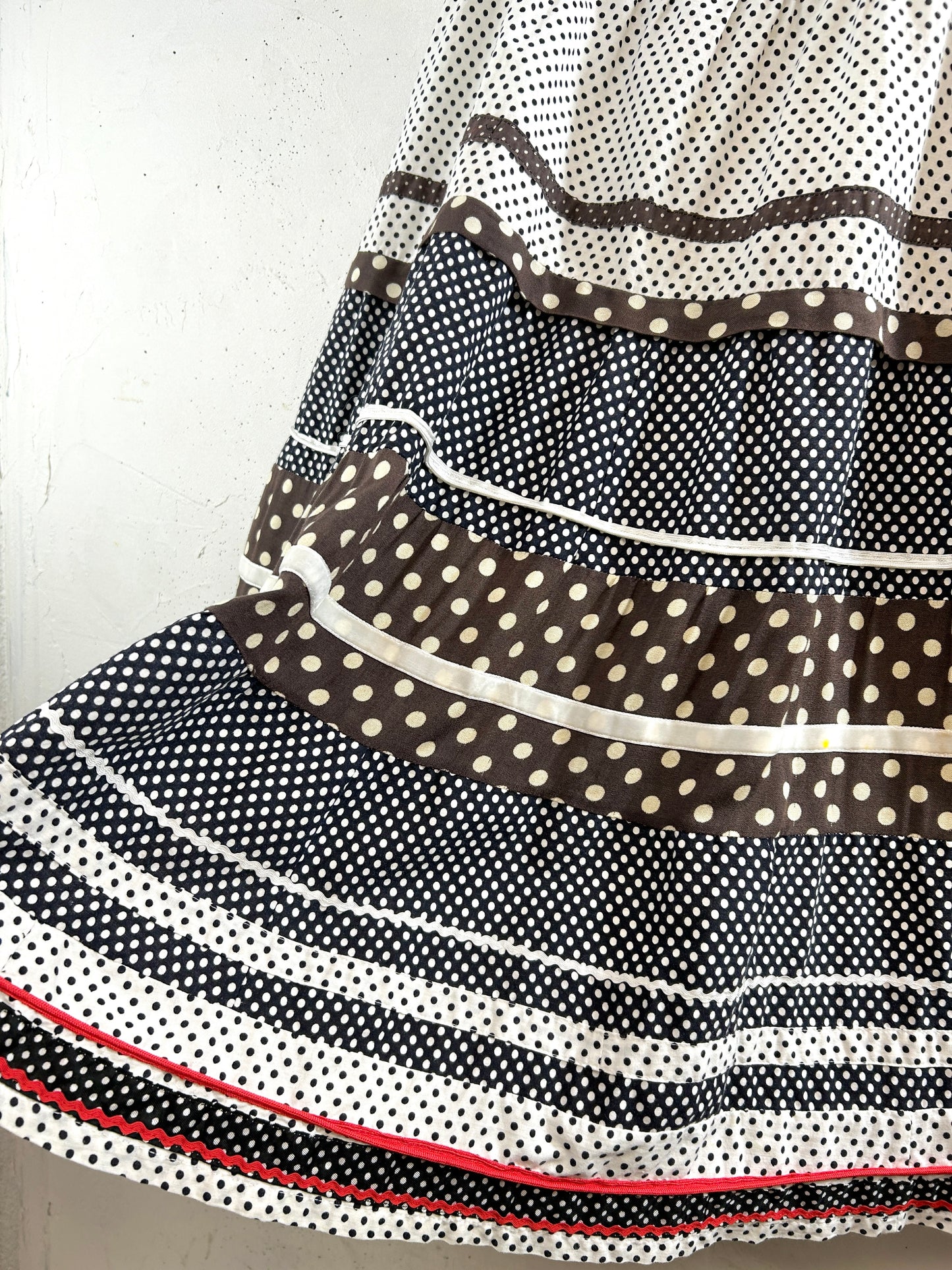 Vintage Tired Skirt  [F32872]