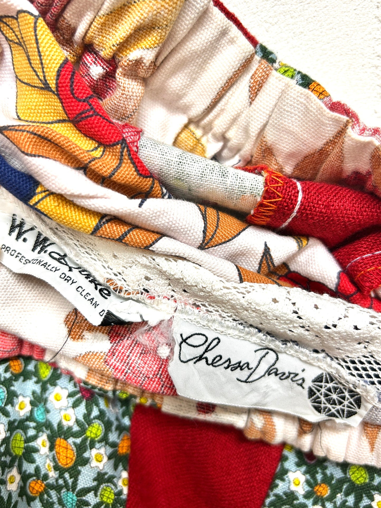 ’70s Vintage Skirt 〜Chessa Davis〜 [H30983]