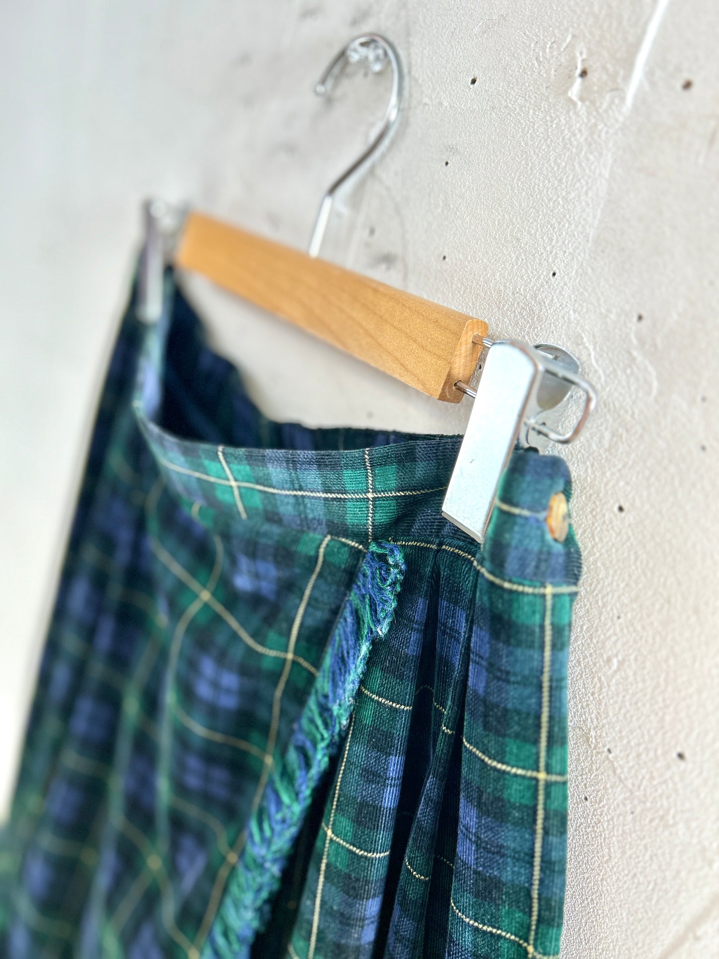 Vintage Plaid Skirt 〜SUSAN BRISTOL〜MADE INCANADA  [J30436]