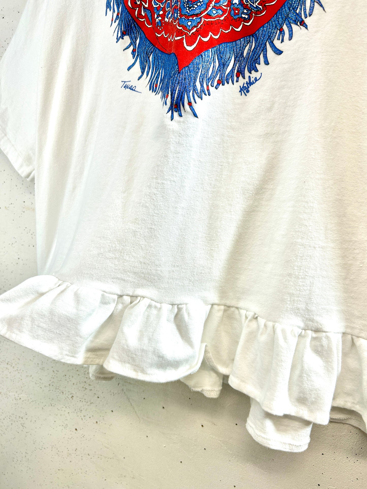 Vintage T Shirt 〜Funny dot CRAZY〜 [E32398]