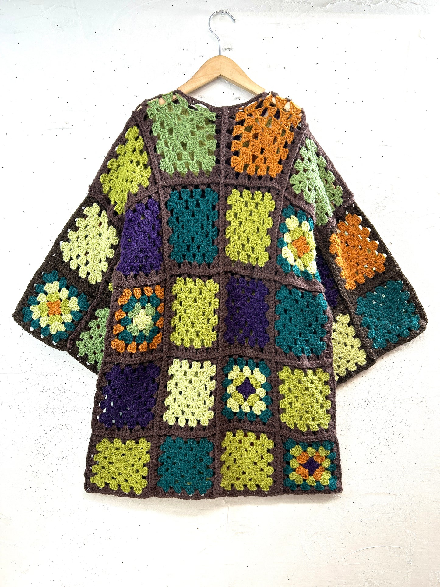 Vintage Granny Square Knit  [A31473]