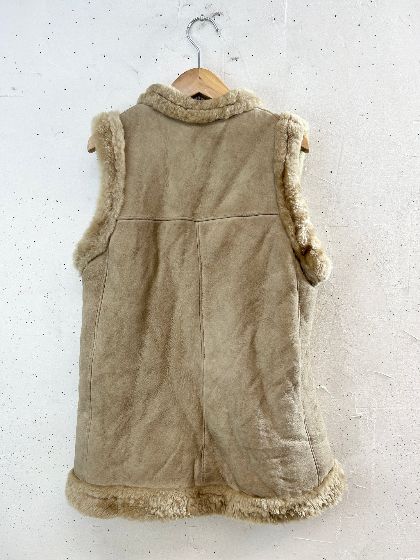 Vintage Leather Vest [J30659]