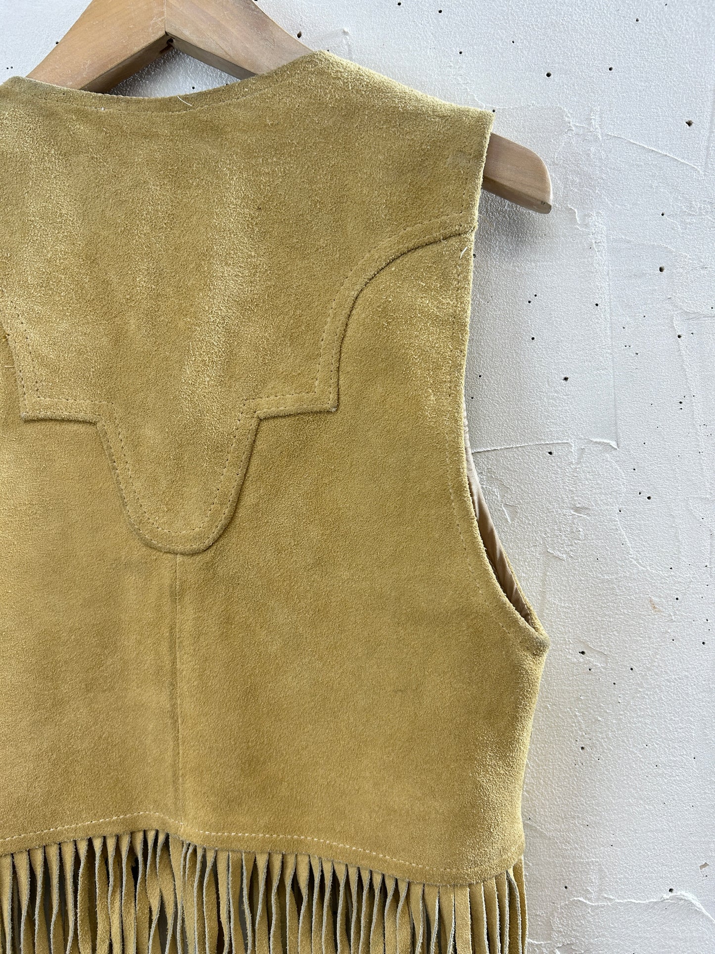 Vintage Leather Vest [H30919]