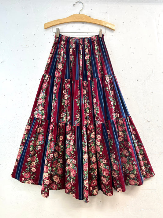 Vintage Tiered Skirt [B31555]