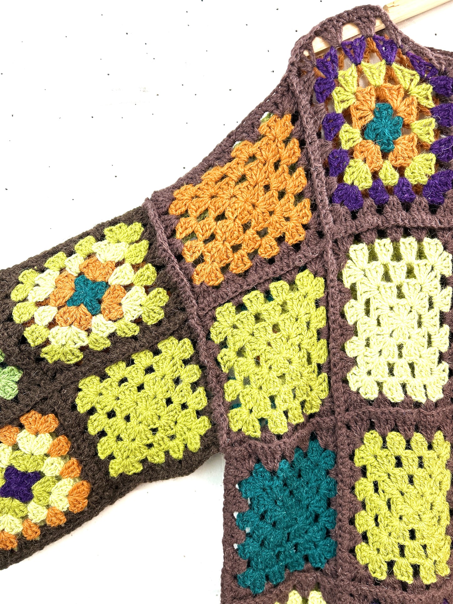Vintage Granny Square Knit  [A31473]