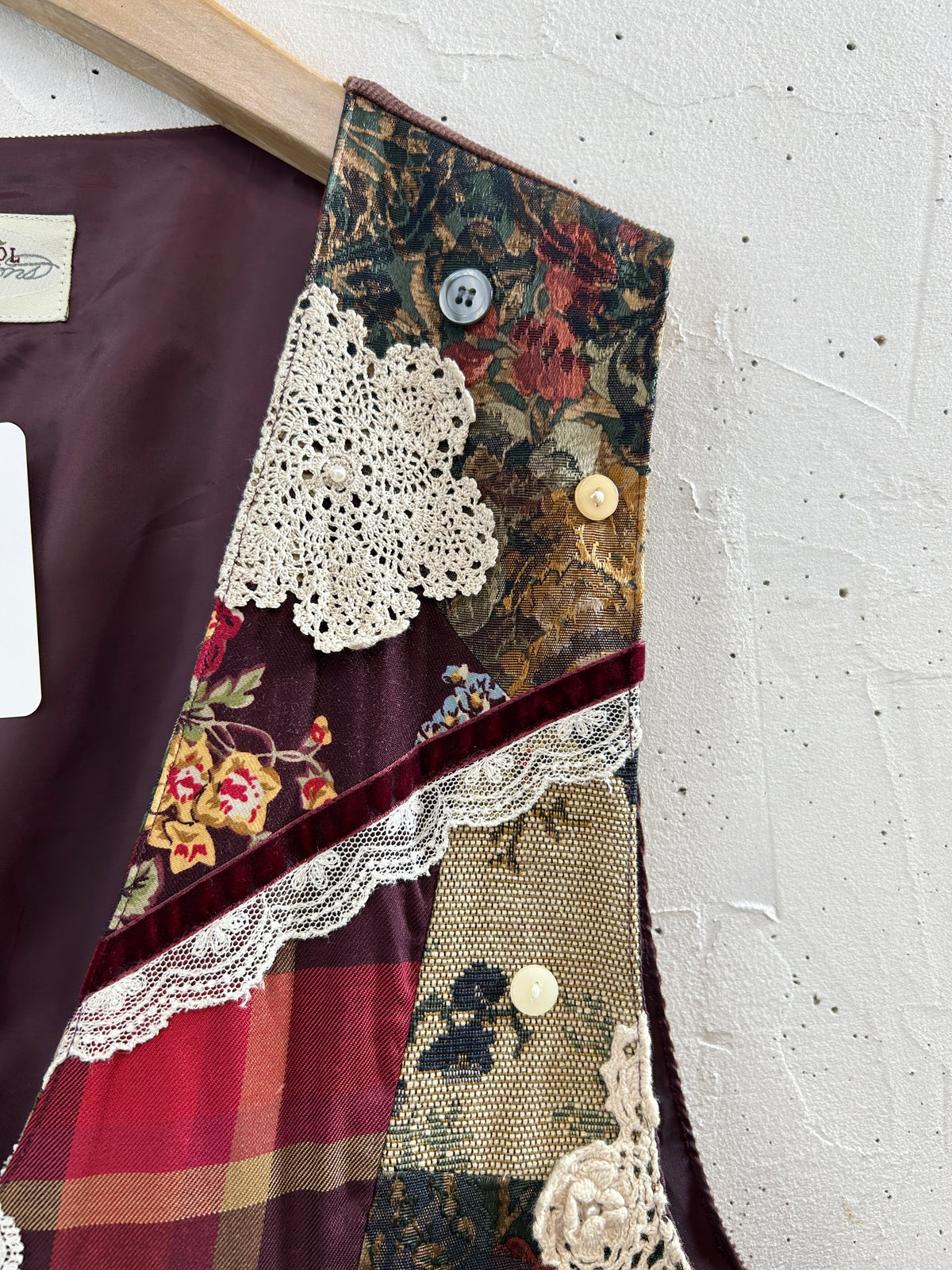 Vintage Gobelin Vest 〜Susan Bristol〜 [J34333]