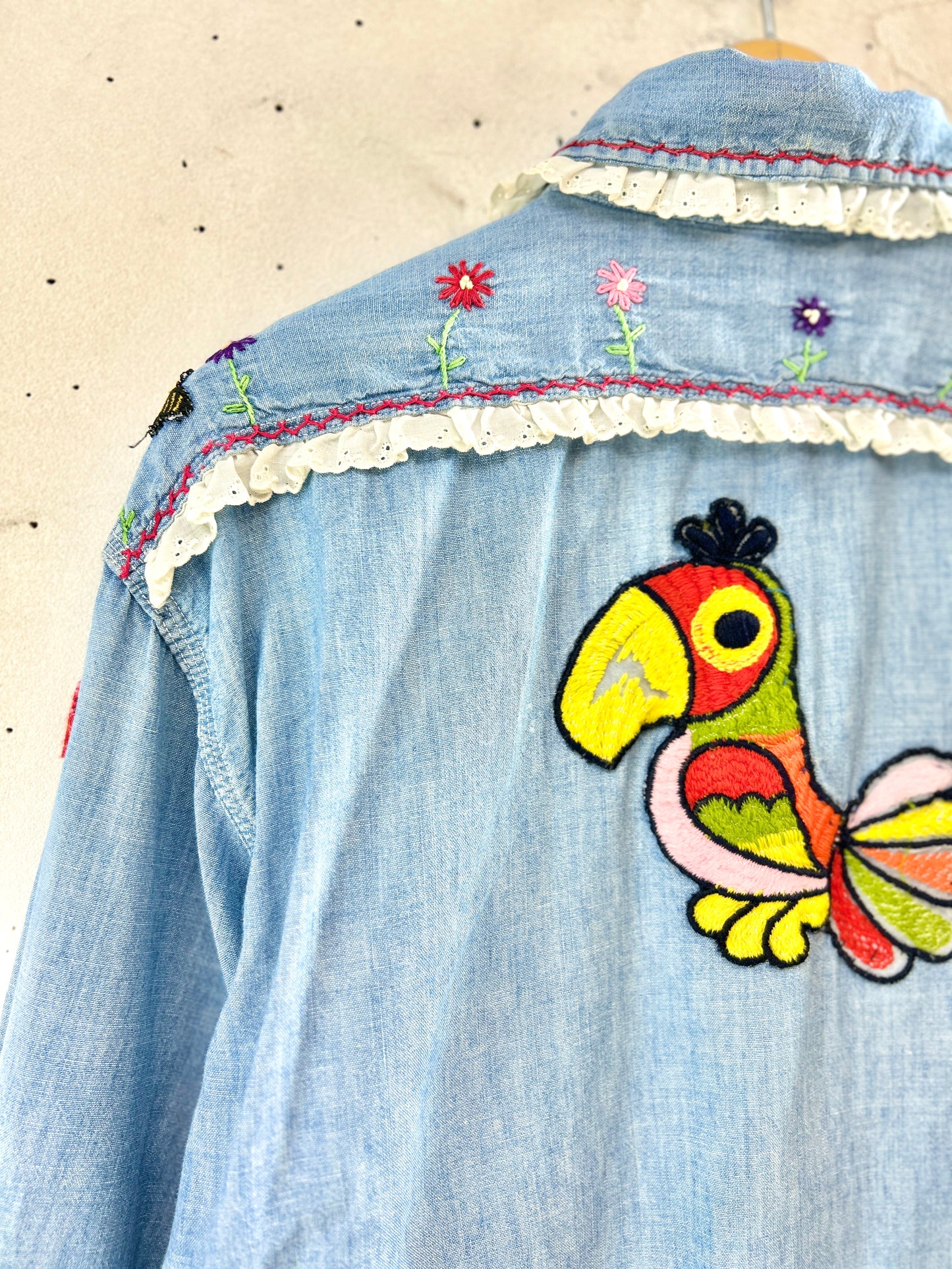 Vintage Chambray Shirt 〜Sears〜 [K30800]