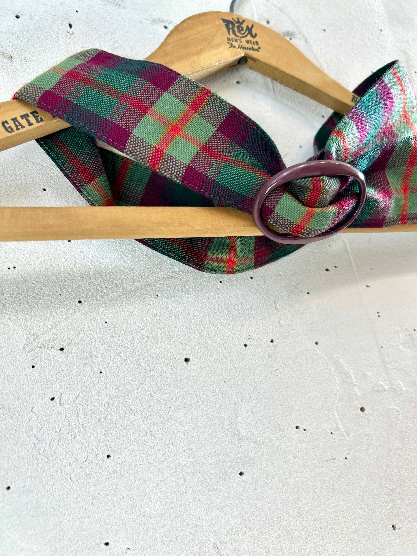 Vintage Plaid Dress MADE IN ITALY [K30894]