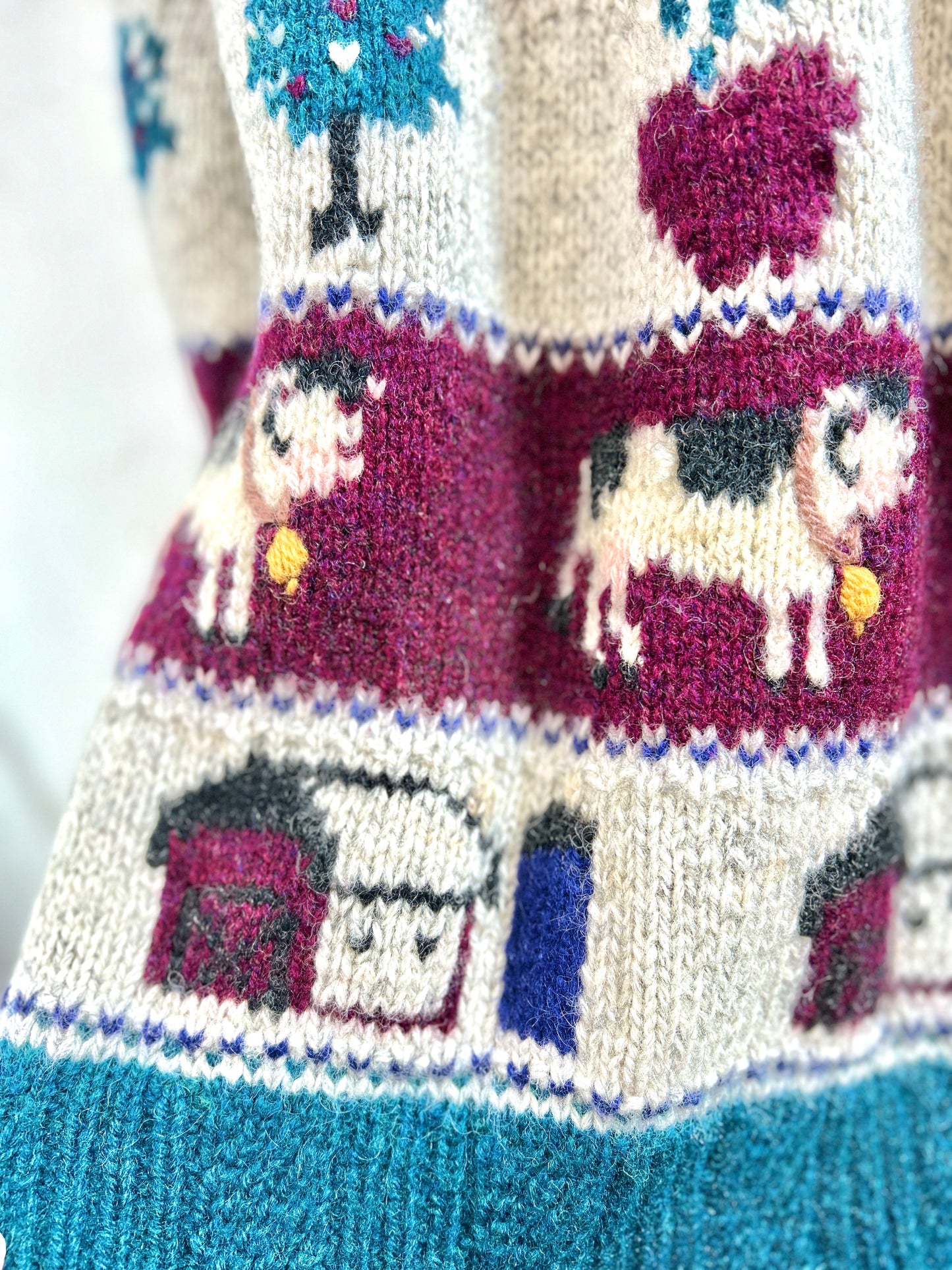 Vintage Knit Sweater 〜Wool rich〜［K30778]