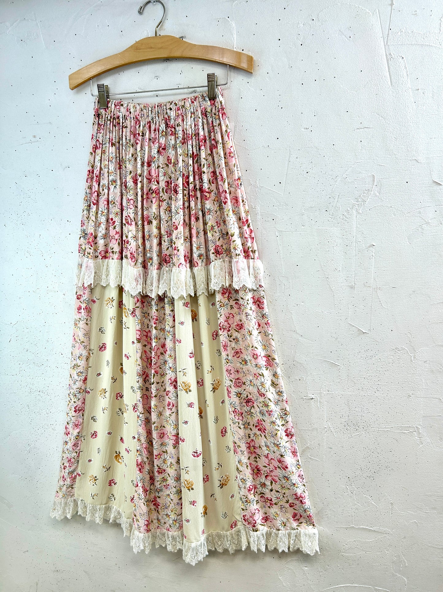 Vintage Tiered Skirt  [F32844]