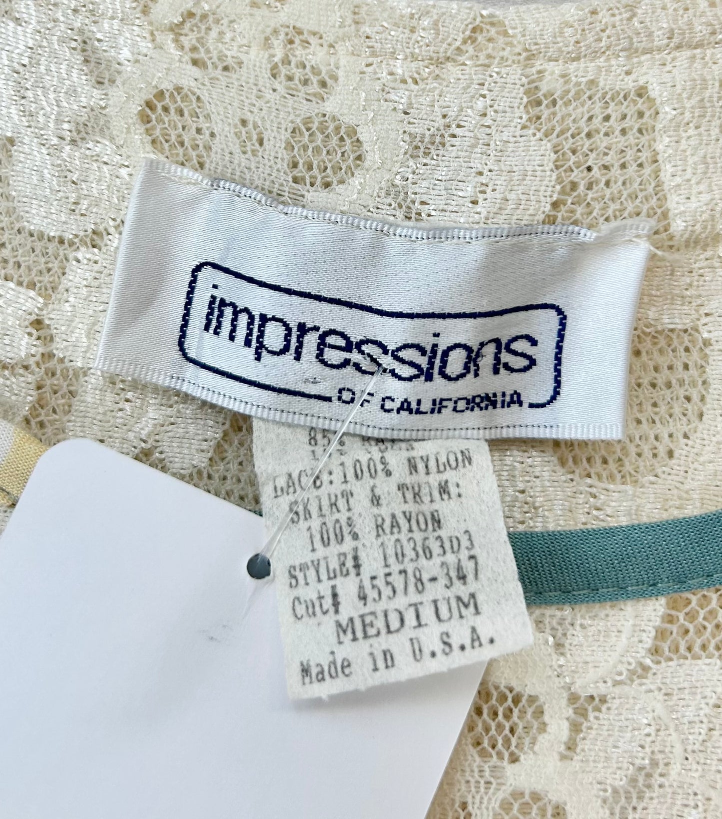 Vintage Layered Design Dress MADE IN USA [G30768]