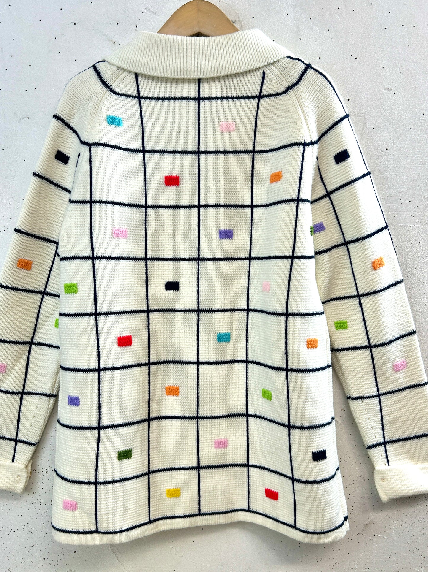 '60s Vintage Knit Cardigan [A31374]