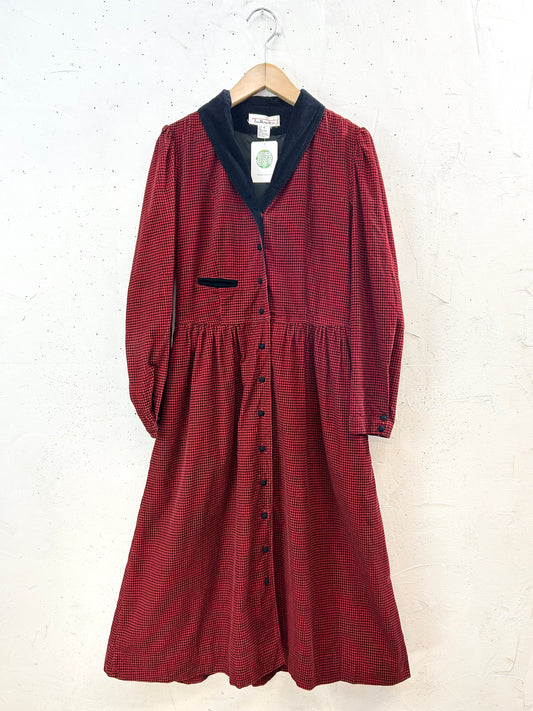 Vintage Corduroy Dress [J30409]