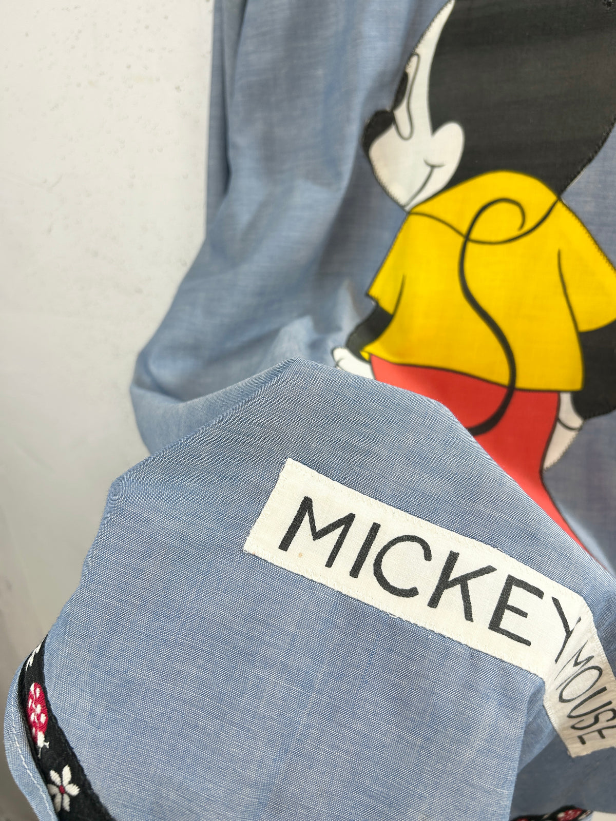 '70s Vintage Chambray Shirt 〜Mickey BIG MAC〜 [I33934]
