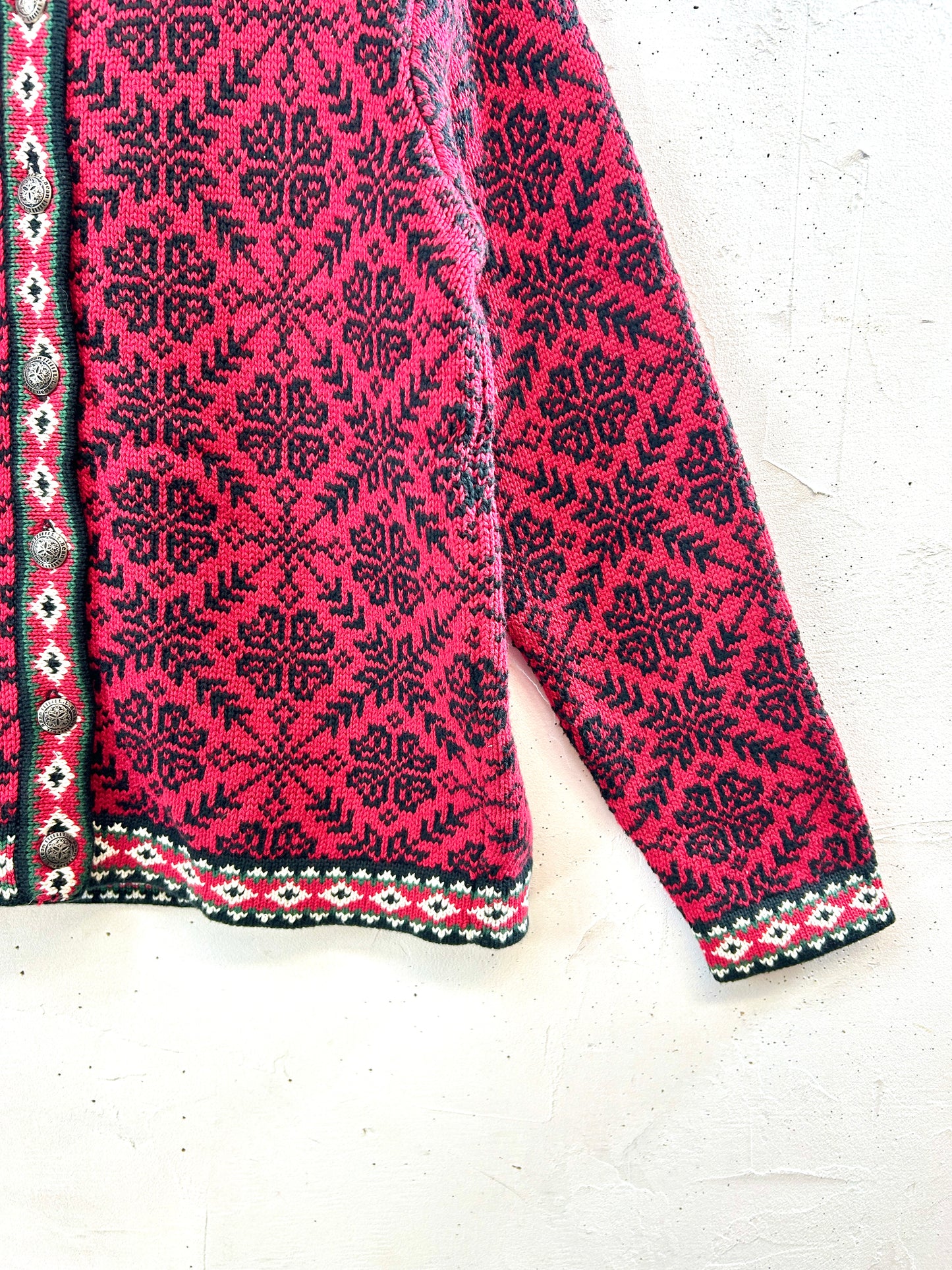 Nordic cotton Knit Cardigan 〜L.L.Bean〜 [I30337]