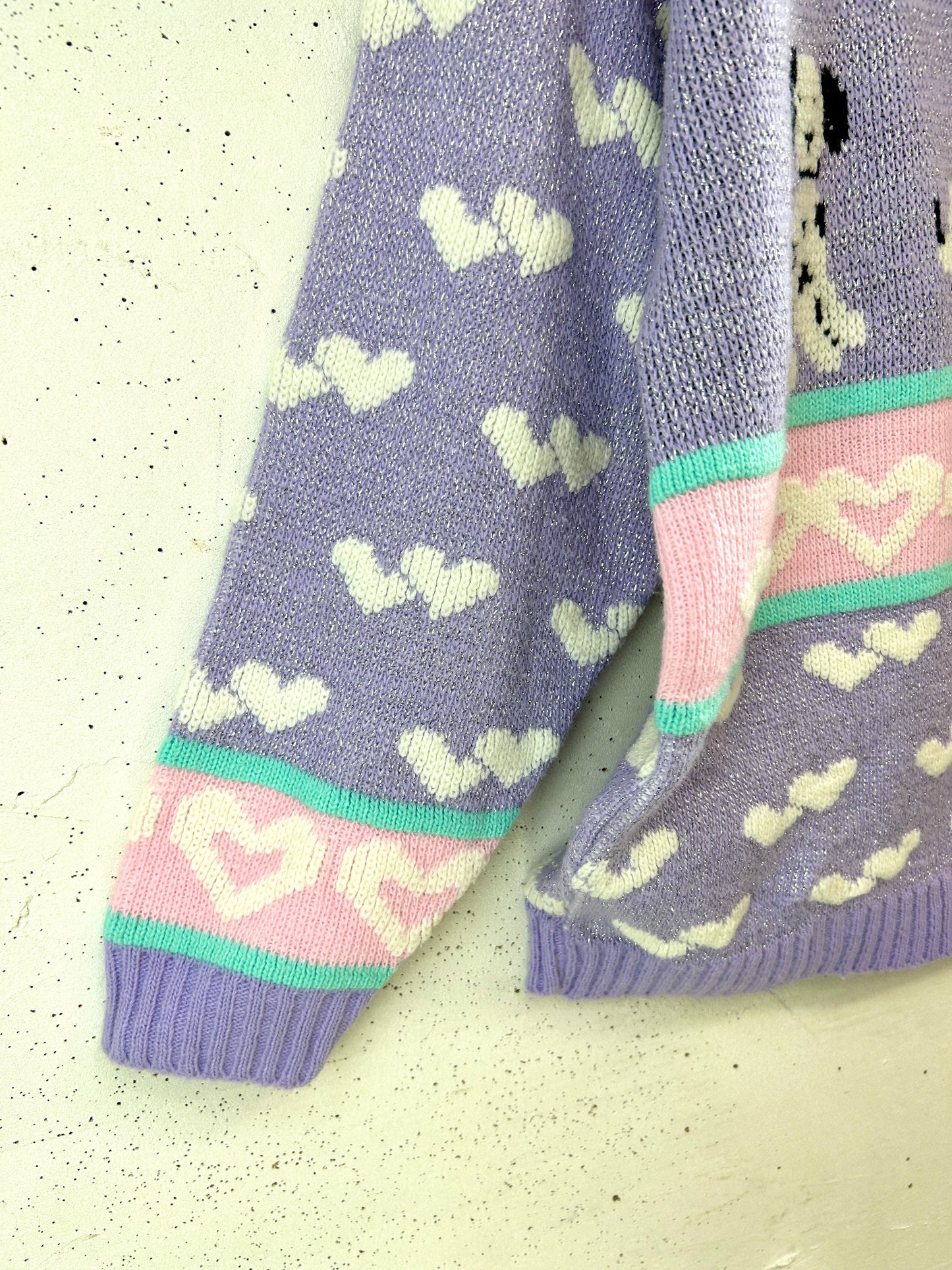 ’80s Vintage Fancy Knit Sweater［H33645]