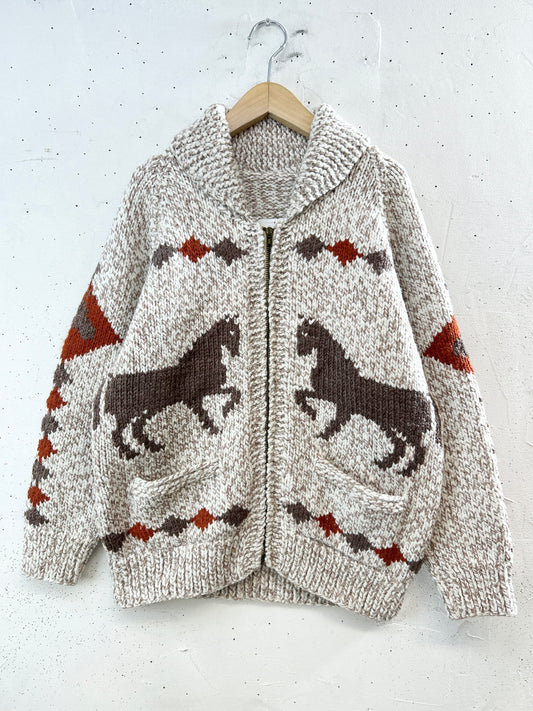 Vintage Cowichan Knit Cardigan [K30787]