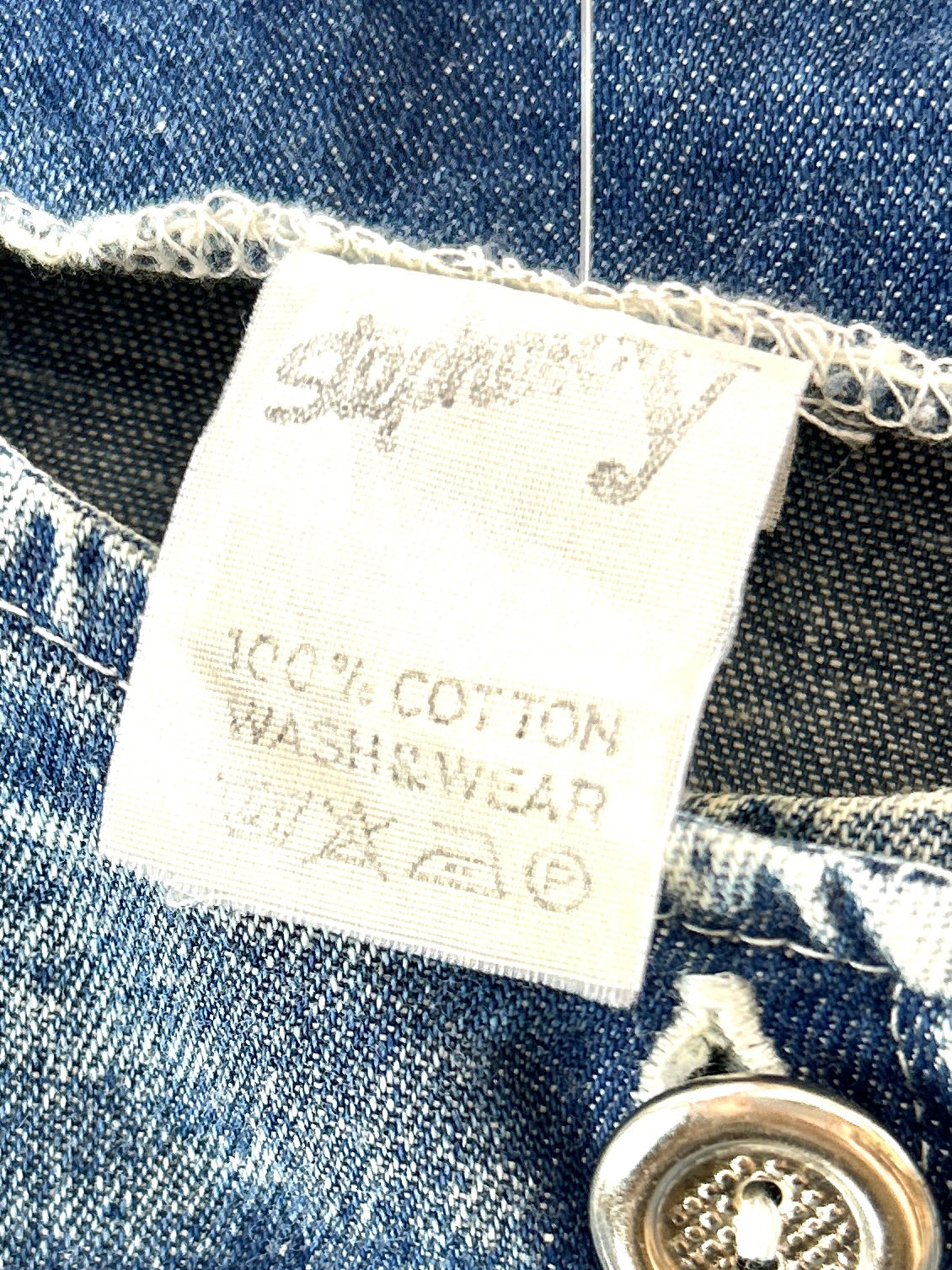 Vintage Denim Tops MADE IN Levanon [H30939]