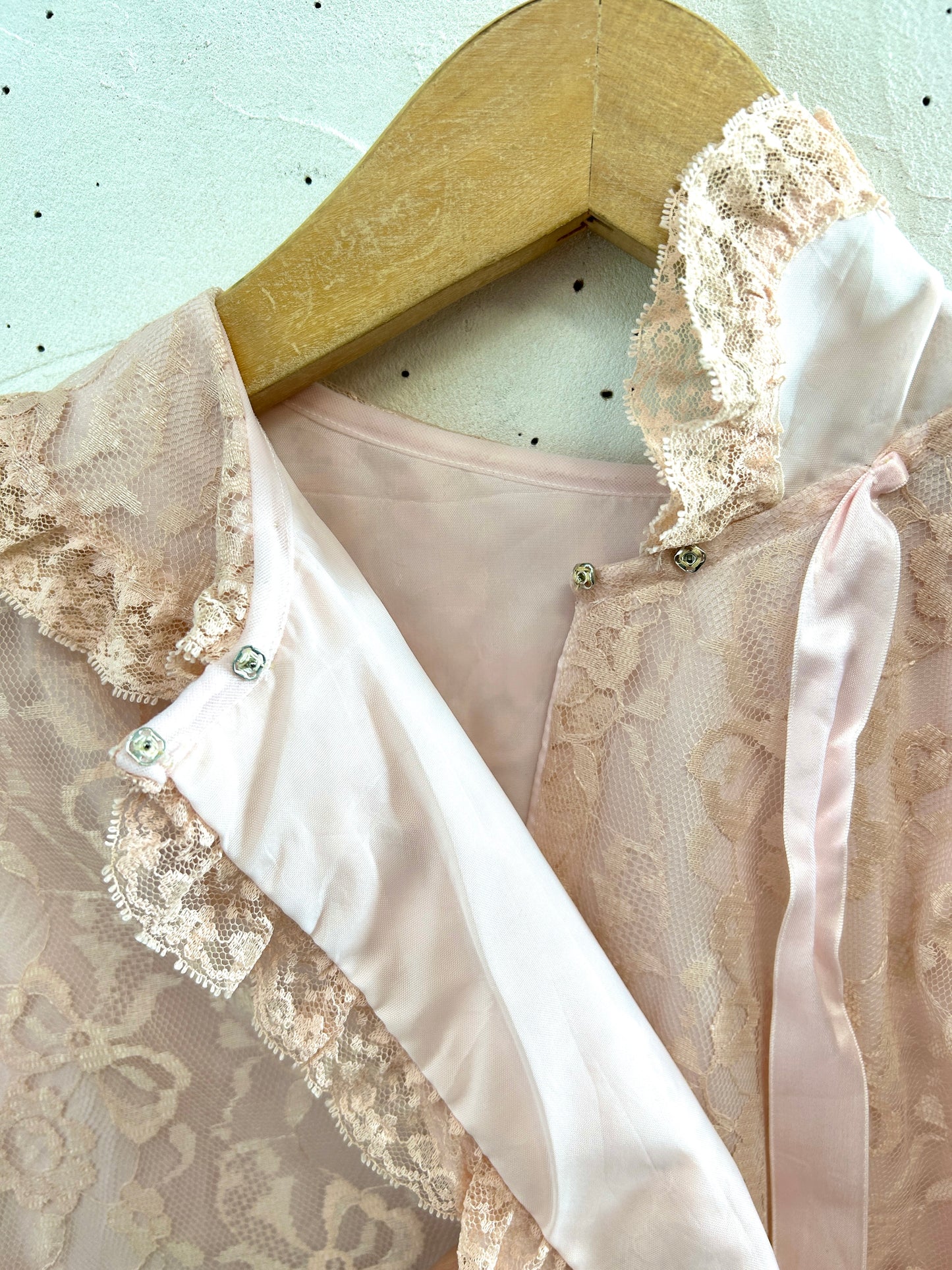 ’60s Vintage Lingerie Gown 〜ODETTE BARSA〜 [B31670]