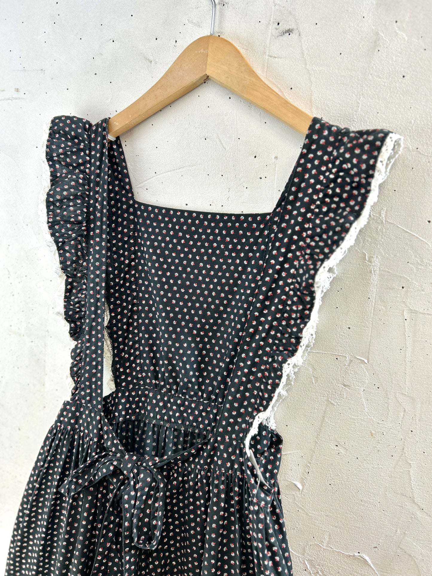 '70s Vintage Apron Dress FABRIQUE EN FRANCE [J30592]