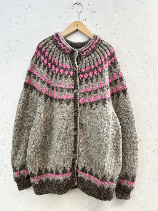 Vintage Knit Cardigan [J34327］