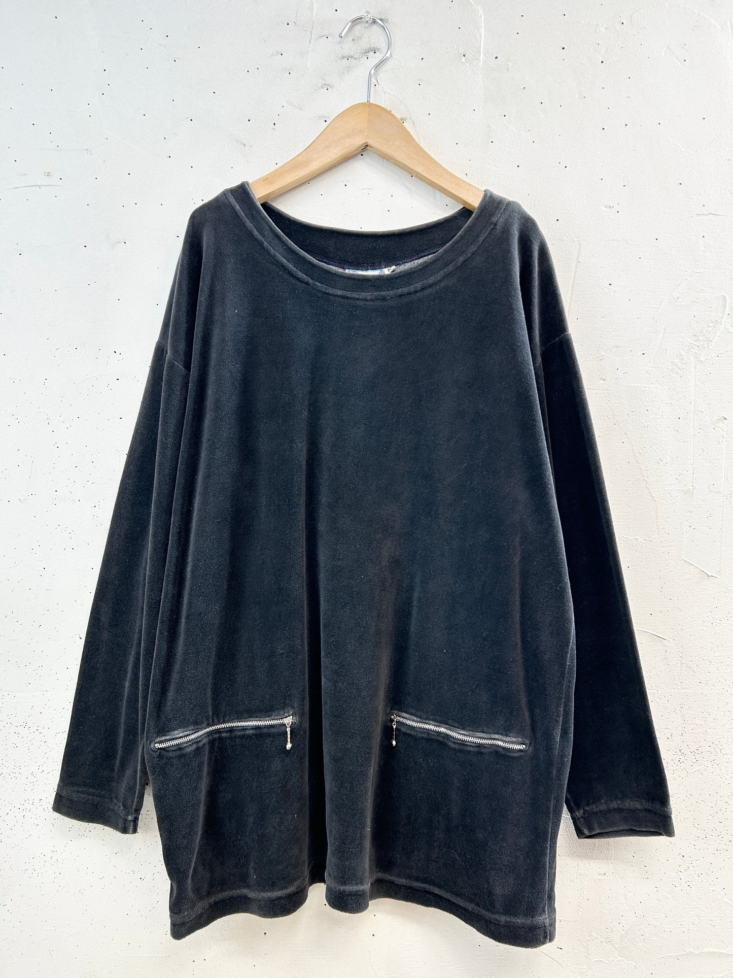 Vintage Velour Tops [L31096]