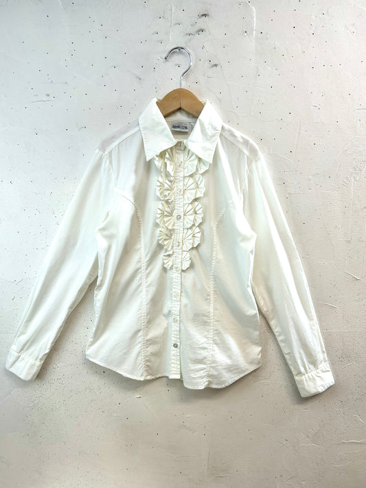 Chico`s Frill  Blouse [A31546]